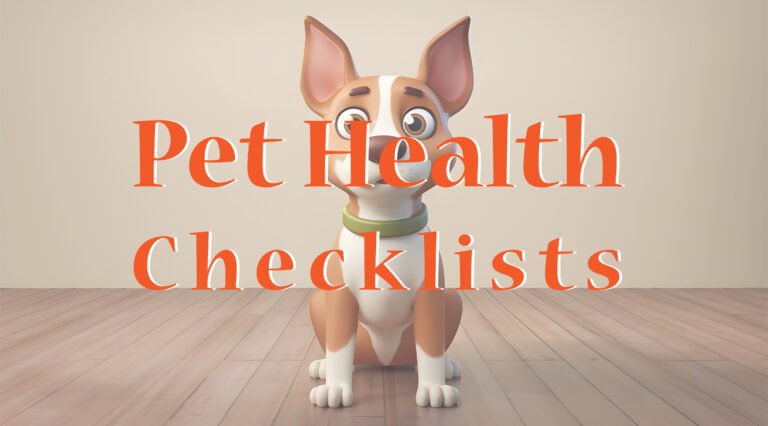 Pet Health Checklists: Key health checks every pet owner should perform regularly.